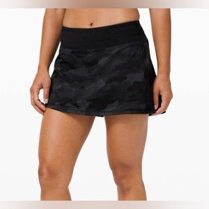 lululemon Pace Rival Mid Rise Skirt camo